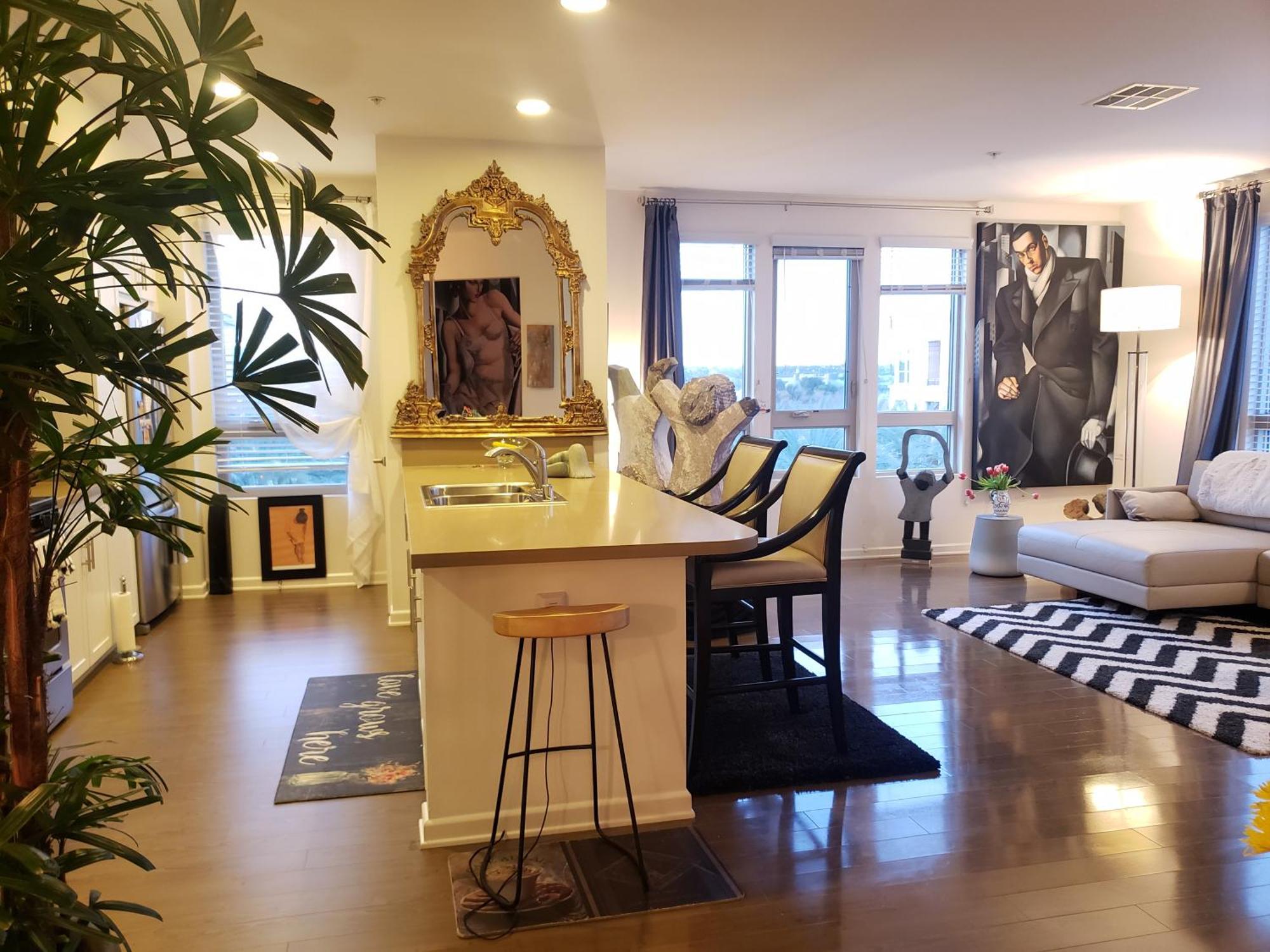 Penthouse Dreams Daire Irvine Oda fotoğraf